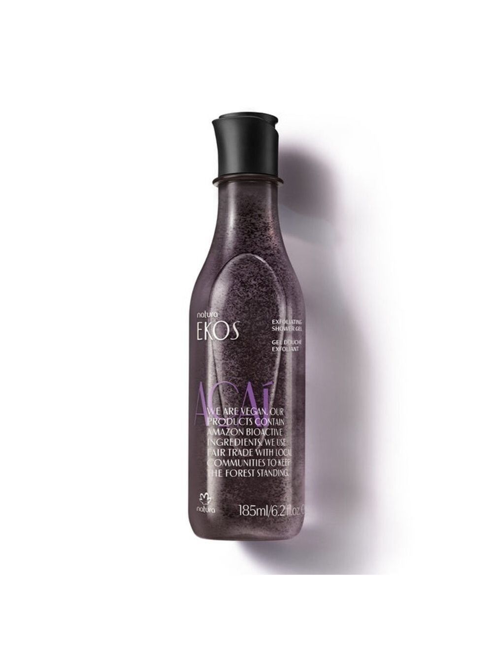 Natura Ekos AÇAÍ Exfoliating Shower Gel | NEW | 185mL | Acai